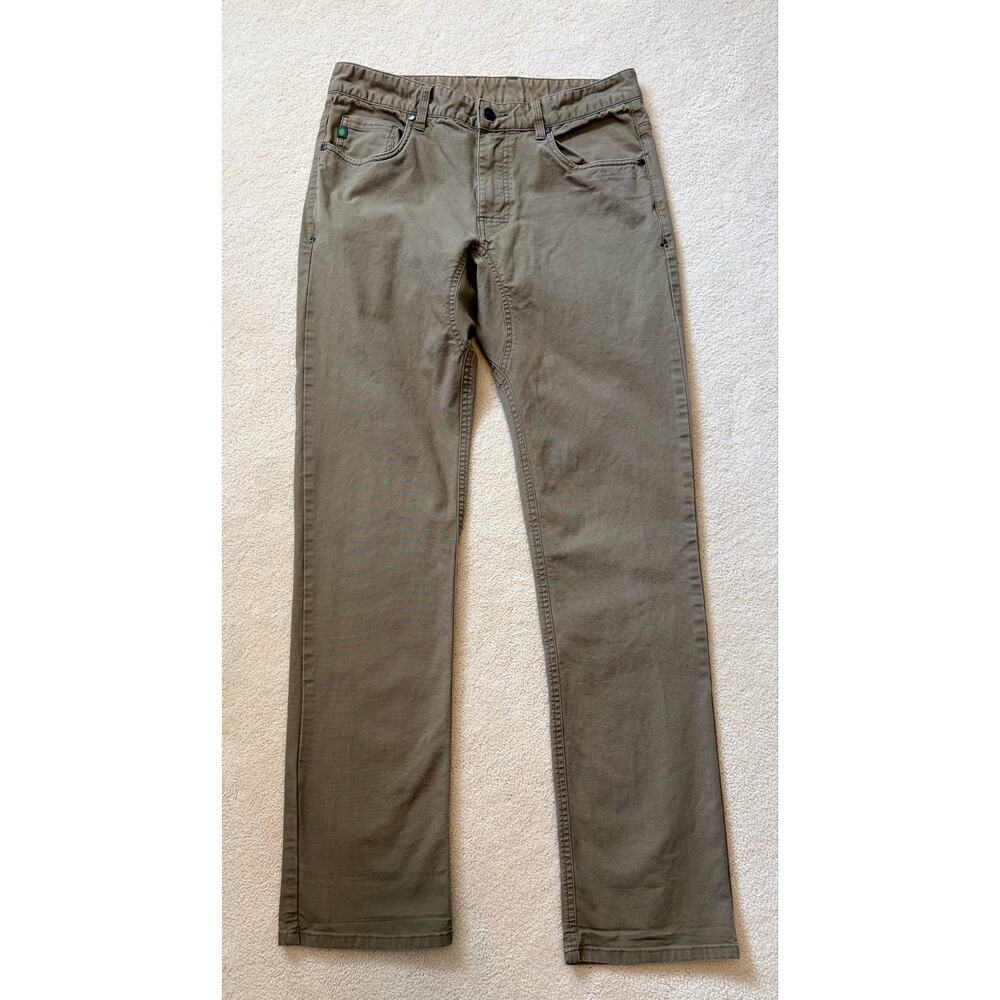 Stio Men's Rivet Canvas Pant Style 2335 Olive Outdoor Casual Five Pocket SZ 32L - Picture 4 of 12